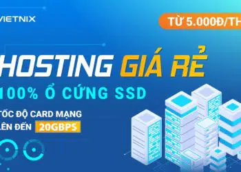 Hosting Giá Rẻ Vietnix chỉ từ 5.000đ tháng